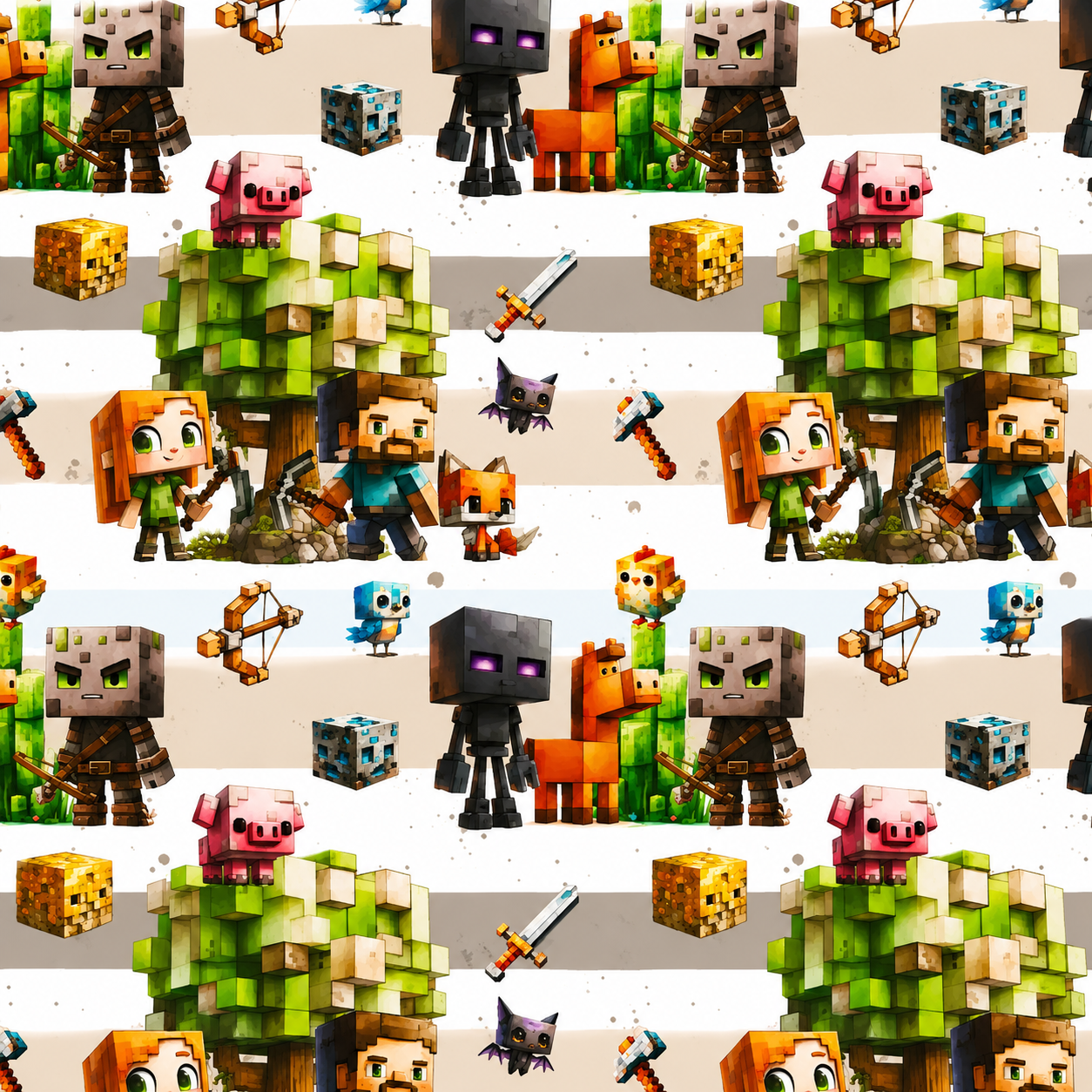 Tela Minecraft - Impermeable